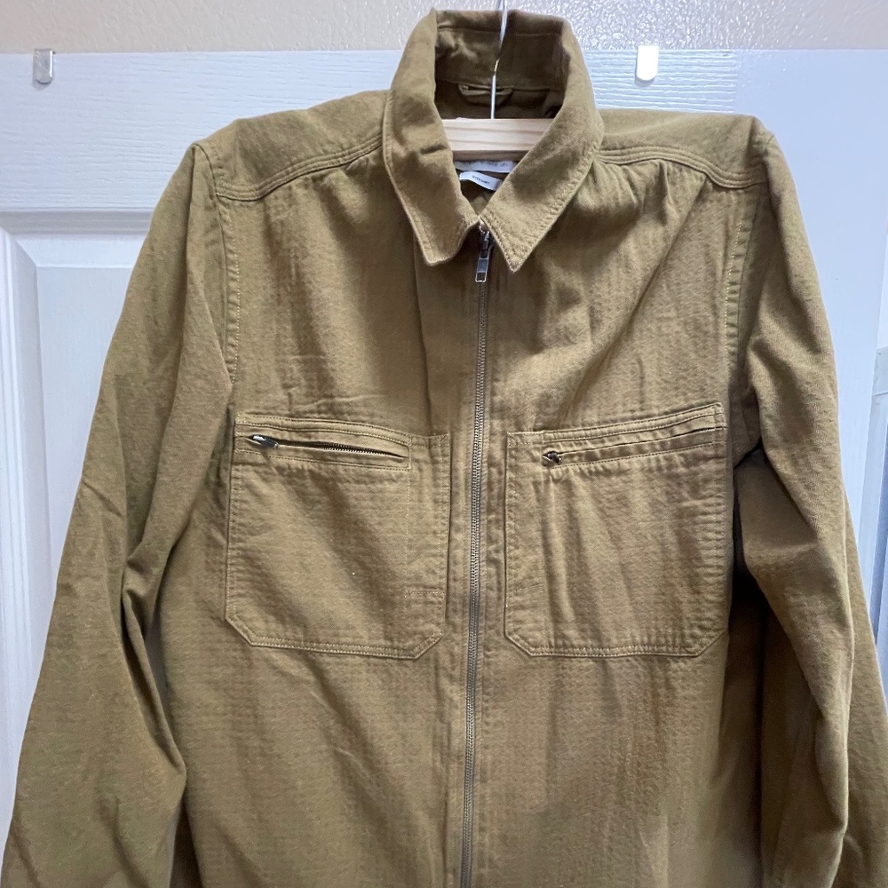 Topman Olive Lightweight Jacket